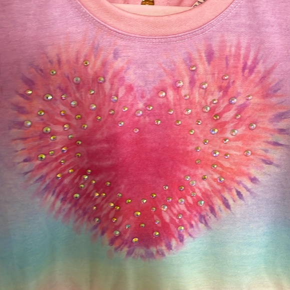 Baby Sara toddler girl size 4 heart dress, lined, with tulle. - Picture 3 of 6